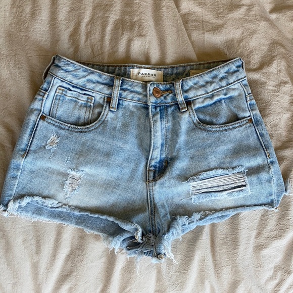 PacSun Pants - Pacsun denim high-rise shorts
